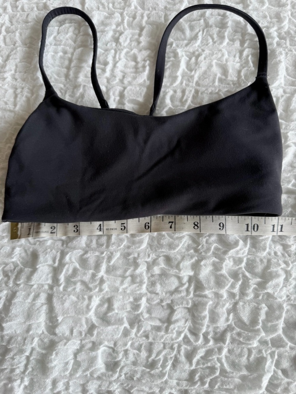 Lululemon Wunder Train Black Sports Bra Size 4 - Picture 4 of 6